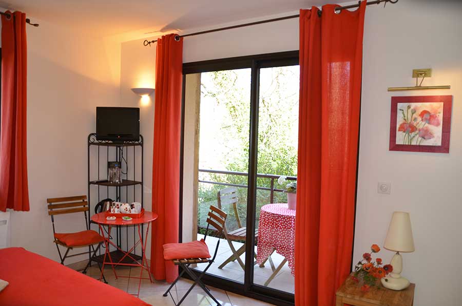 Chambre d'hotes - baie de somme - La Villa Antalya - chambre les coquelicots 