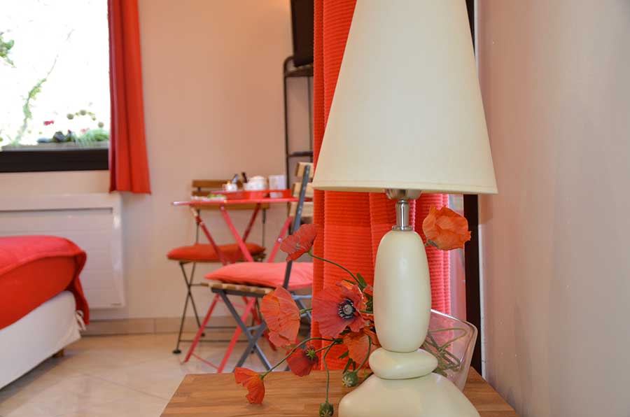 Chambre d'hotes - baie de somme - La Villa Antalya - chambre les coquelicots