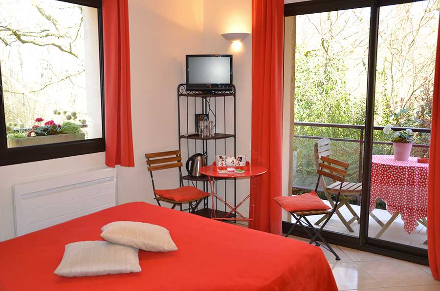 Chambre d'hotes - baie de somme - La Villa Antalya - chambre les coquelicots